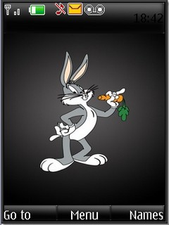 Bugs bunny black for s40v3 by shadow_20