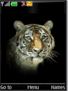 Animated Tiger s40v3 theme by The Shadow