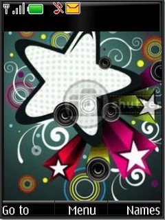 Abstract stars s40v3 theme by shadow_20