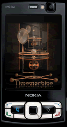 Time machine Flashlite screensaver by Supertonic