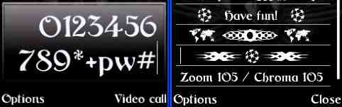 Collection of Fonts for Symbian phones Roundup 3