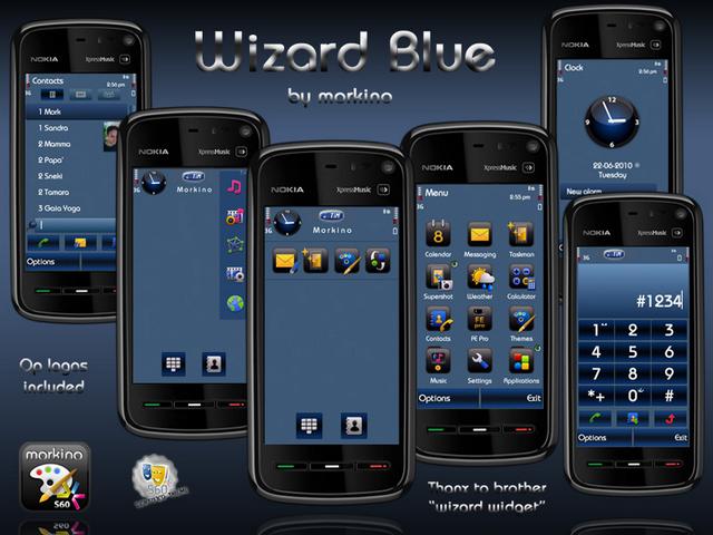 wizard blue