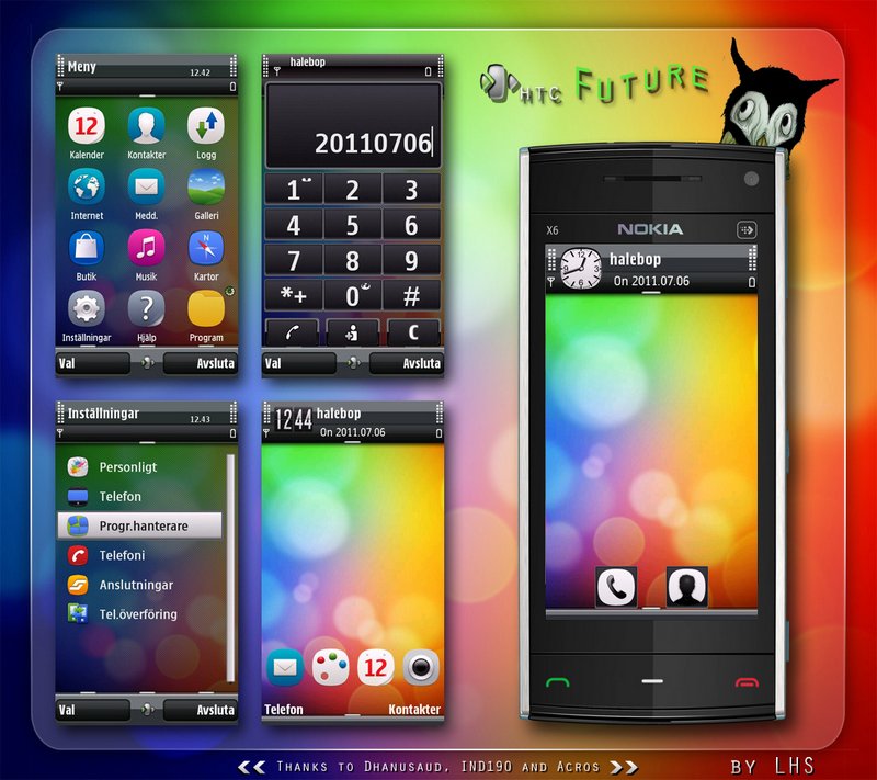 HTC Future Nokia S60v5 theme By LHS