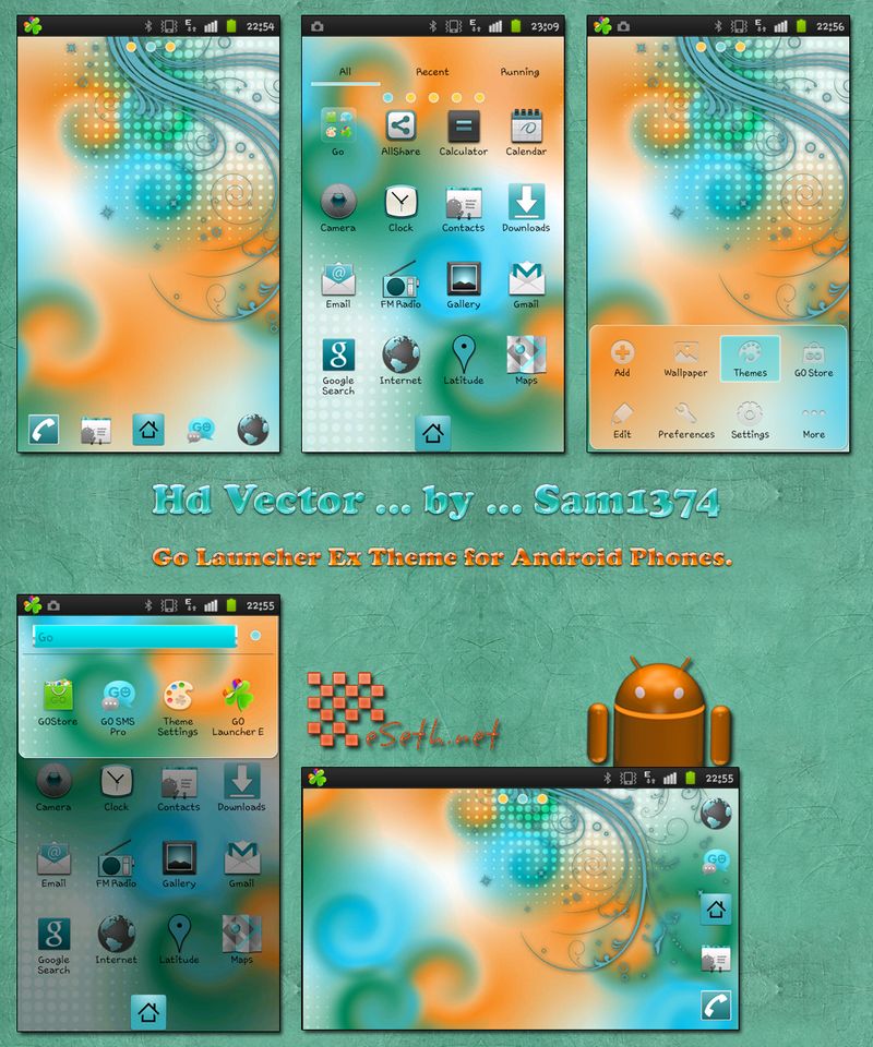 hd vector android theme by sam