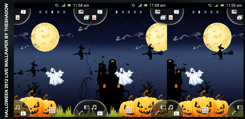 Halloween Night Free Live Wallpaper 2012 by TheShadow Android App