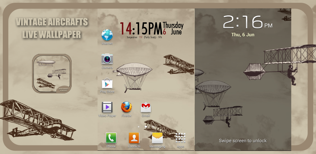 aircraft vintage live wallpaper