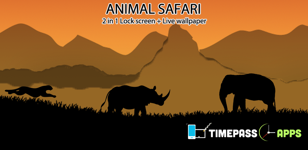 Cool Lock Screen LiveWallpaper Animal Safari for Android